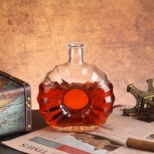 500ml clear Water Glass Bottle Luxury Tequila Liquor Gin champagne Vodka Blue Label <strong>Whisky</strong> 750ml <strong>1L</strong> Bottles With Cork