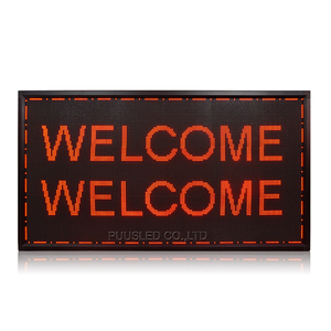 Bacheca interna a LED rossa per l'esecuzione di MessageText in movimento segno pubblicità schermo a LED per l'applicazione Video Wall - Product Image 1