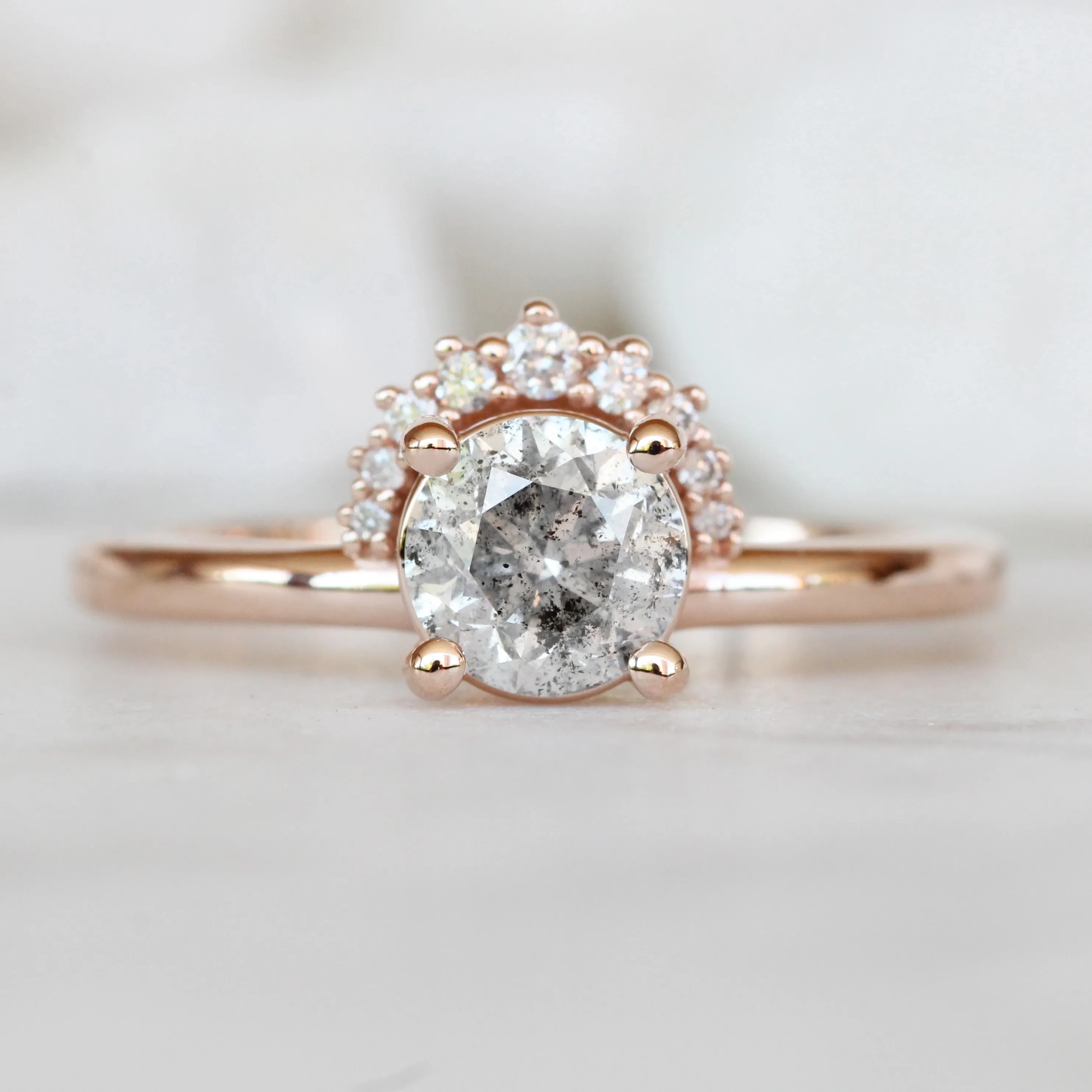 Usato anello di diamanti Sale e pepe donna anello di fidanzamento Sale e pepe anelli di diamanti Sale e pepe in vendita