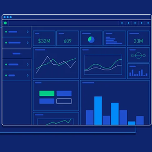 Best Quality Business <strong>Software</strong> Dashboard Easy Set Interactive Data Approach for Accurate Server Operations - Product Image 1