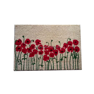 Coco Rubber Non Brush Coir Mat 1.23 Kgs 8mm Thickness <strong>Entry</strong> with This Bright and Colorful Floral Natural Coir Door Mat 60*90 cm - Product Image 6