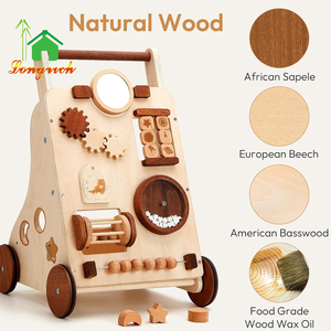 Hot bán bé bằng gỗ Walker đa chức năng phát triển động cơ hoạt động học tập trung tâm đồ chơi trẻ em hoạt động Walker - Product Image 5