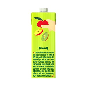 Vinamilk - Fruit <strong>juice</strong> - Kiwi &amp; Apple - Box 1L X 12 Boxes Per Carton (TP Brik box) - Product Image 4