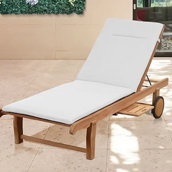 Tumbona de madera de teca para playa en Sydney muebles de exterior diseño Australia-Muebles de Jardín Jepara Indonesia