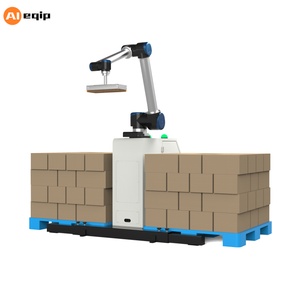 Máquina apiladora de robots industriales de cartón automática para aplicaciones robóticas de bolsas de embalaje y cajas de cartón
