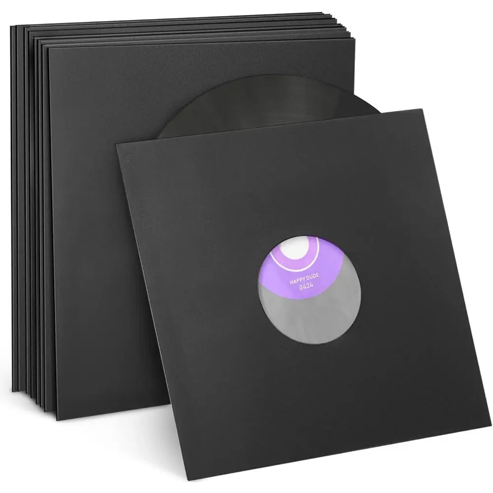 थोक उच्च गुणवत्ता वाले विनाइल रिकॉर्ड कस्टम संगीत ब्लैक ब्लैंक डिस्क रिकॉर्ड विनाइल स्टोरेज