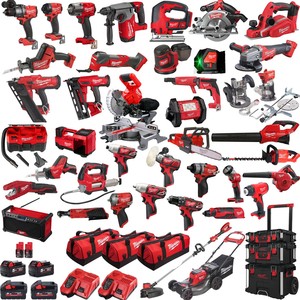 Yeni varış milmilmilmilkit40a güç aracı kiti 4 18v 5Ah HB8 2 12v 2Ah REDLITHIUM piller 40pce