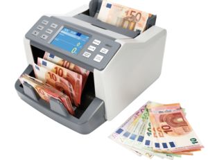 Contador de valor mixto/detección de billetes forjados/máquina de conteo de billetes de carga trasera con doble CIS IR UV MG, 1 unidad - Product Image 1