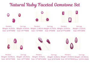 Reddish Pink Ruby <strong>Pear</strong> Pair for Earrings 100% Natural Unheated Untreated Ruby, Ruby Teardrop Earrings, Natural Ruby for Necklace - Product Image 6