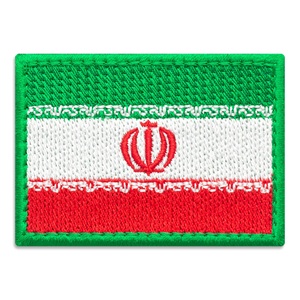 Iran National Country Flag Iron Sew on Embroidered Patch, Iran Flag Patch Embroidered High Class Patch <strong>Iranian</strong> Flag - Product Image 2