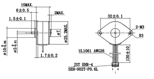 25-mm-Schrittmotor für Drucker und Durchfluss regelventil, PM-Typ, stabil, langlebig und präzise Steuerung - Product Image 3