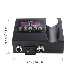 เครื่องบัดกรีแบบ2 In 1 750W,เครื่องซ่อมแผงวงจรรวมหน้าจอดิจิทัล LCD สำหรับโทรศัพท์ BGA SMD PCB 8898 - Product Image 3