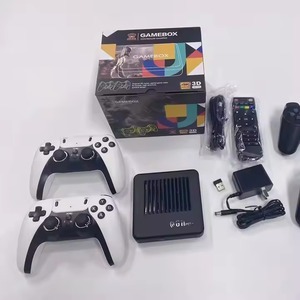 G11PRO + Retro Video oyunu konsol emülatörü çift denetleyici 50 + PS1 oyunları FIFA22 cam silikon EVA plastik TPU içerir