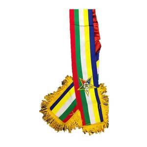 Brand New Order of the Eastern Star Customized <strong>Officer</strong> <strong>Sashes</strong> | High Quality Custom Made OES <strong>Officer</strong> <strong>Sashes</strong> - Product Image 6
