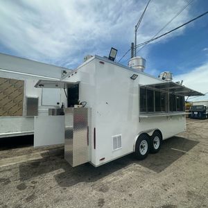 食品车，带全厨房移动烧烤食品车特许移动厨房零食咖啡车食品拖车待售