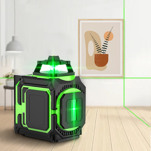 工业用电池电源用高质量360绿色光束5线激光水平仪自流平高精度3D成像
