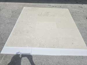 2024 hiện đại Mộc mạc Shell đá vôi sàn tường gạch ánh sáng màu be 1.2x30.5x61cm cắt kích thước giảm Antique kết thúc cho biệt thự - Product Image 5