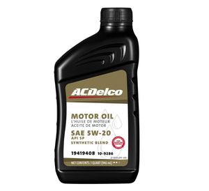 ACDELCO 10-9286 Synthetic Blend Engine <strong>Oil</strong> 5W20 - Product Image 1