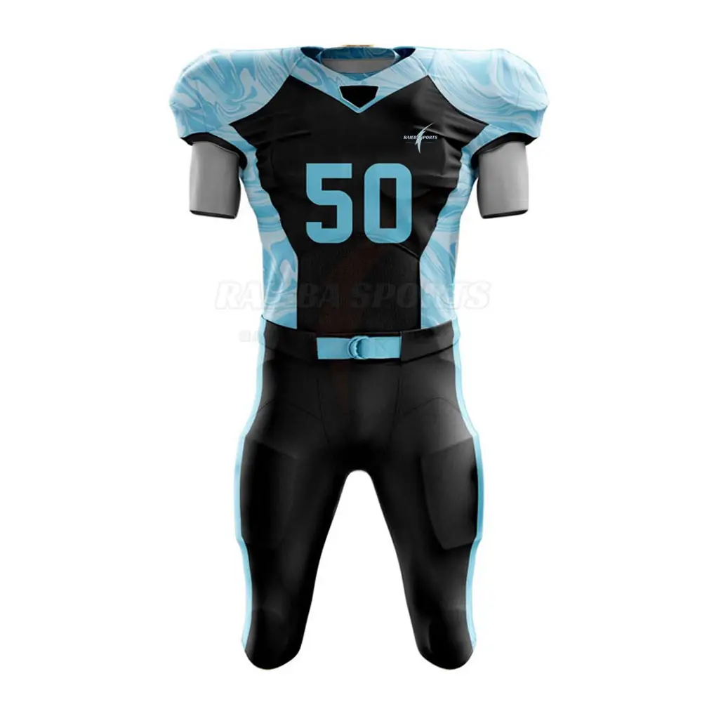 Venda quente preço barato uniforme de futebol americano totalmente personalizado camisas e calças de futebol adulto uniforme americano