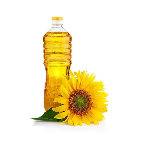 Jumlah besar minyak goreng bunga matahari murni tersedia di sini dengan harga terbaik