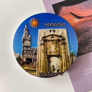 Montevideo Landmark สติกเกอร์แม่เหล็กติดตู้เย็นแม่เหล็กของที่ระลึกของอุรุกวัยในรูปแบบสถานที่สำคัญ - Product Image 1