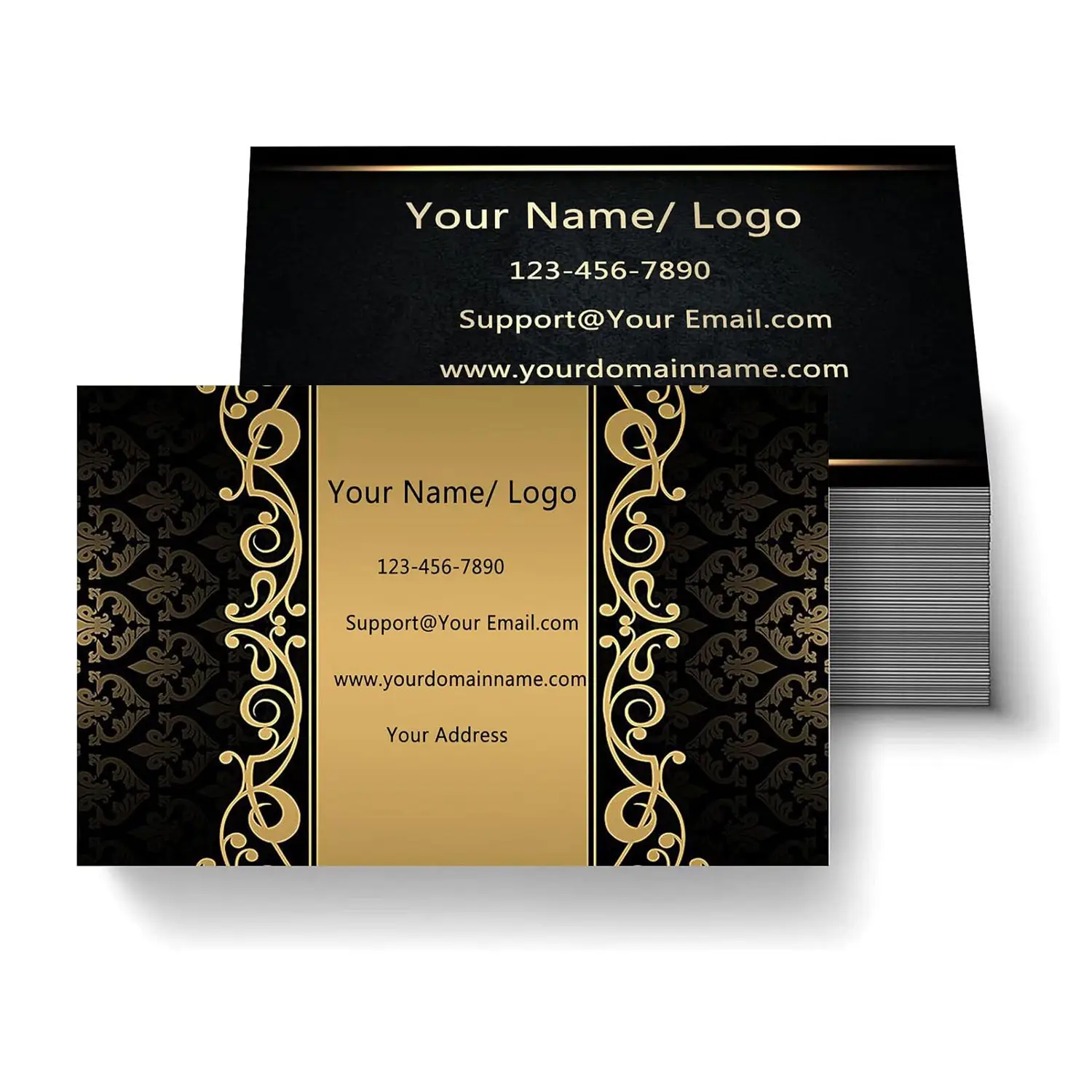 Create Connections Personalized Business Cards With Logo And Text Waterproof Paper Come With Matte Coating Process Cards