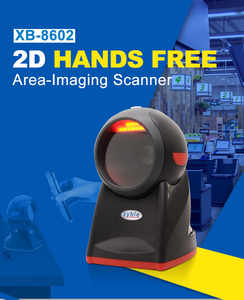 Syble XB-8602H Hot Selling 2d Desktop Barcode Scanner Hand Free Omnidirectional Reader <strong>Qr</strong> <strong>Code</strong> for Retail Store Supermarket - Product Image 4
