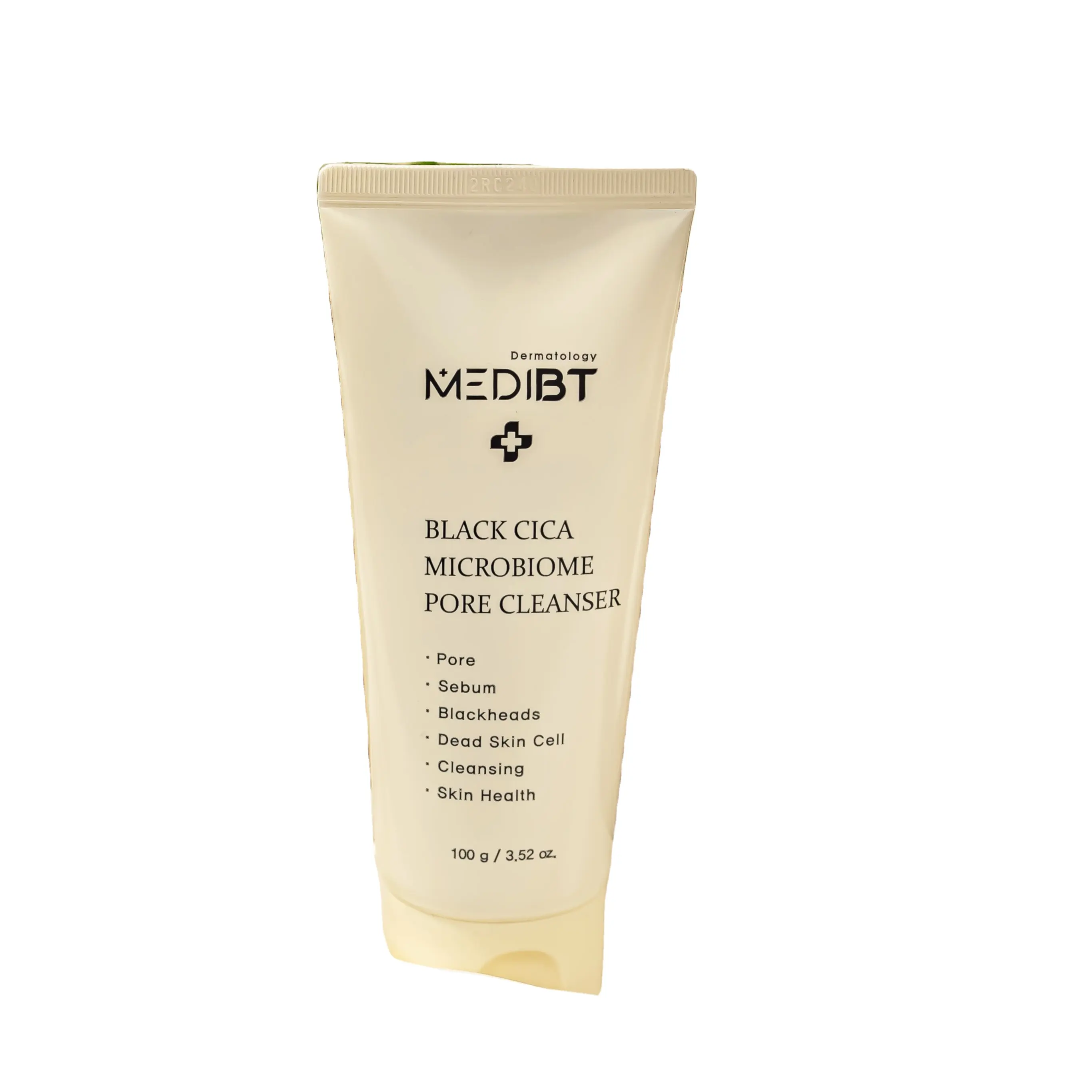 MEDIBT Black Cica Microbiome Pore Cleanser Face Wash e Removedor de Maquiagem Blackhead Cleanser Carvão com Face Wash