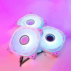 Venta caliente computadora RGB ventilador color blanco Efecto de luz Computadora de escritorio Ventilador de PC