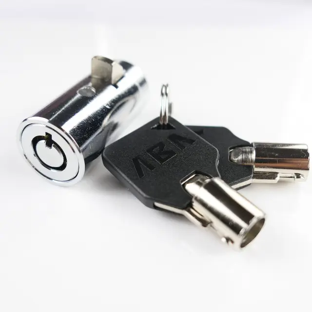 Commercial Grade Cylinder Lock and Key for Safe and Reliable ATM and Vending Machines