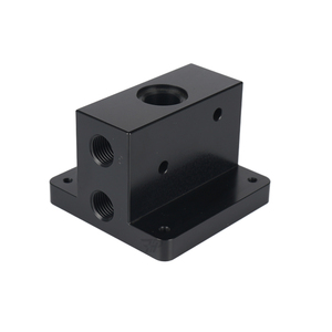 Blocco collettore idraulico in alluminio anodizzato personalizzato valvola idraulica blocco collettore valvola idraulica solenoide blocco cina fabbrica - Product Image 4