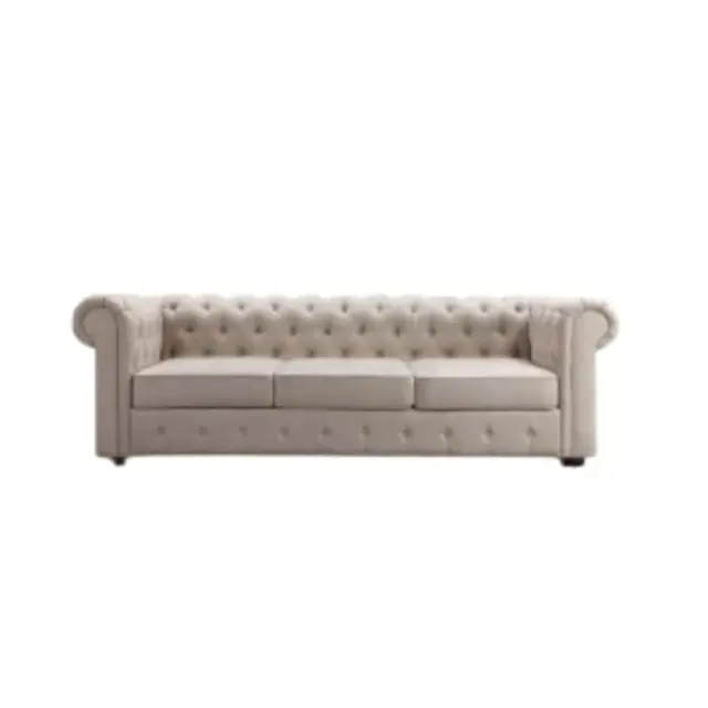 Moderne Luxus-Designs Chesterfield Sofa Wohnzimmermöbel für Lobby Hotel Villa Wohnung zu Großhandelspreis kundenspezifische Farbe