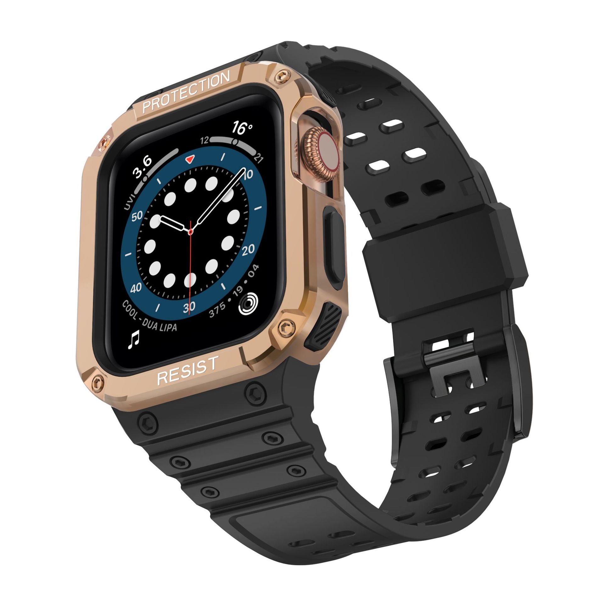 Negro+oro rosa