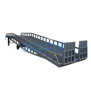 Anual-nivelador de rampa de muelle de carga ajustable, 10T, para camión contenedor/nivelador de muelle móvil/rampas móviles para patio - Product Image 1