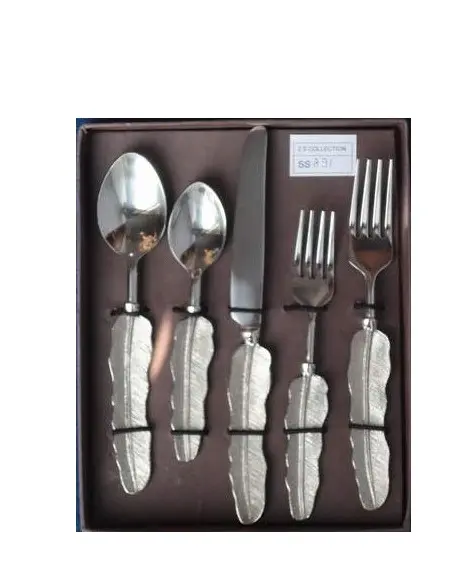 Modern Luxury Design Tabletop Decoração Spoon Fork And Knife Set In Cheap price