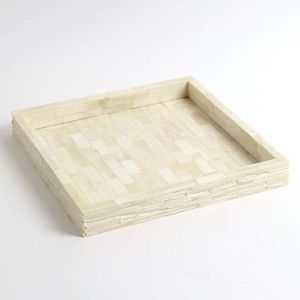 热销木质托盘，带装饰金属手柄家居用品厨具厨房用托盘批发圣诞节