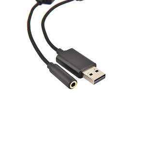 USB to <strong>Audio</strong> Jack <strong>Adapter</strong> External Sound Card Jack <strong>Audio</strong> <strong>Adapter</strong> with 3.5mm Aux Stereo Converter - Product Image 4