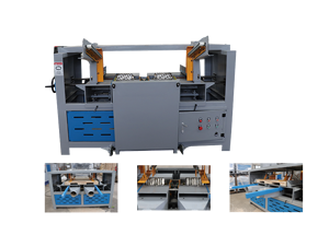 ZICAR <strong>Automatic</strong> Wood Cutting Machine Wooden Tray Slotting Machine Double Head Pallet <strong>Notcher</strong>