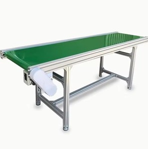 Transportador de cinta plana duradero para un manejo eficiente de materiales en el ensamblaje de fábrica, embalaje y líneas de producción automatizadas - Product Image 1