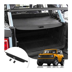 Rear Retractable <strong>Trunk</strong> Cargo Cover Compatible for Bronco 2021+ 4 Doors - Product Image 1