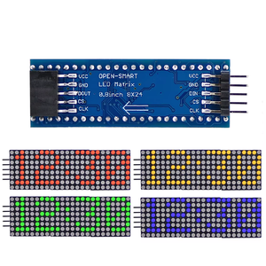 Rosso/giallo/verde/blu LED Dot Matrix 0.8 pollici 8*24 Display a cascata Driver IC MAX7219 con porta SPI per Arduino - Product Image 4