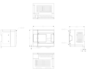 Il modello HOT-SALE-Delta PLC (controllore logico programmabile) venduto direttamente dalla fabbrica è DVP20EH00T3 - Product Image 3