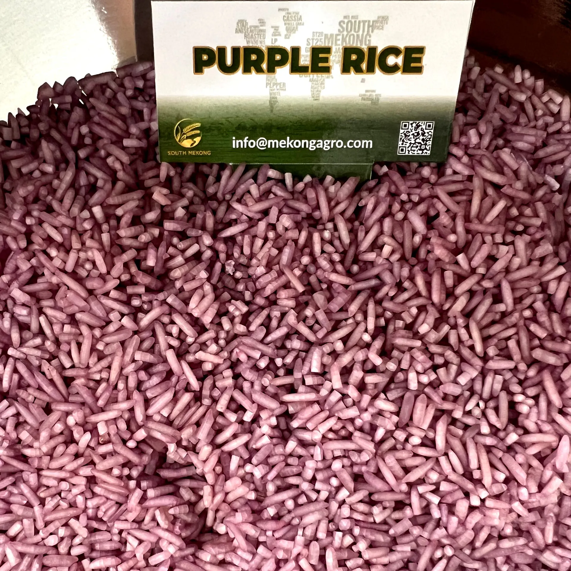 मिठाई बैंगनी चावल टूट 5% _ एक स्वस्थ चावल प्रकार के दक्षिण से मेकांग Whatsapp 84972678053