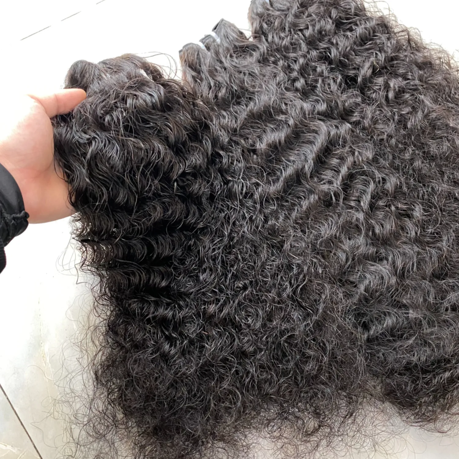 Pelo Rizado birmano, precio al por mayor, precio más barato, pelo sin procesar, pelo ondulado Super Doble