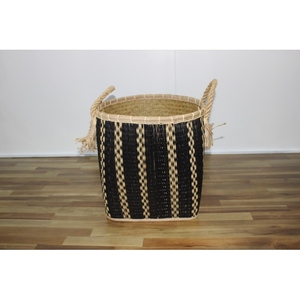 Artex Dong Thap el işi Seagrass Mix palmiye yaprağı çamaşır sepeti Artisanal mükemmellik uluslararası standart saklama kutuları kovaları