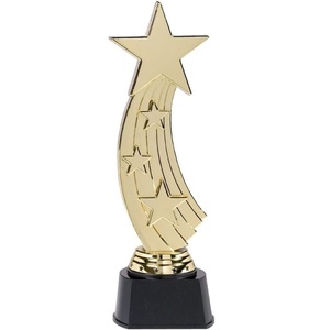 Golden Shooting Star Trophy <strong>Award</strong> for Excellence Recognition Achievement Best Performer Winner Custom Engraved Corporate Sports - Product Image 1