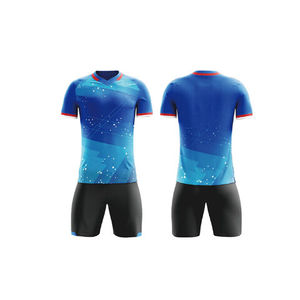 Turnuva takımları için özel futbol üniformaları hızlı kuru kumaş OEM yüceltilmiş kitleri - Product Image 2