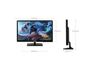 Precio bajo 24 pulgadas plástico escritorio LCD ordenador Monitor soporte VESA soporte giratorio elevación inclinación máxima 90 grados uso de oficina - Product Image 2