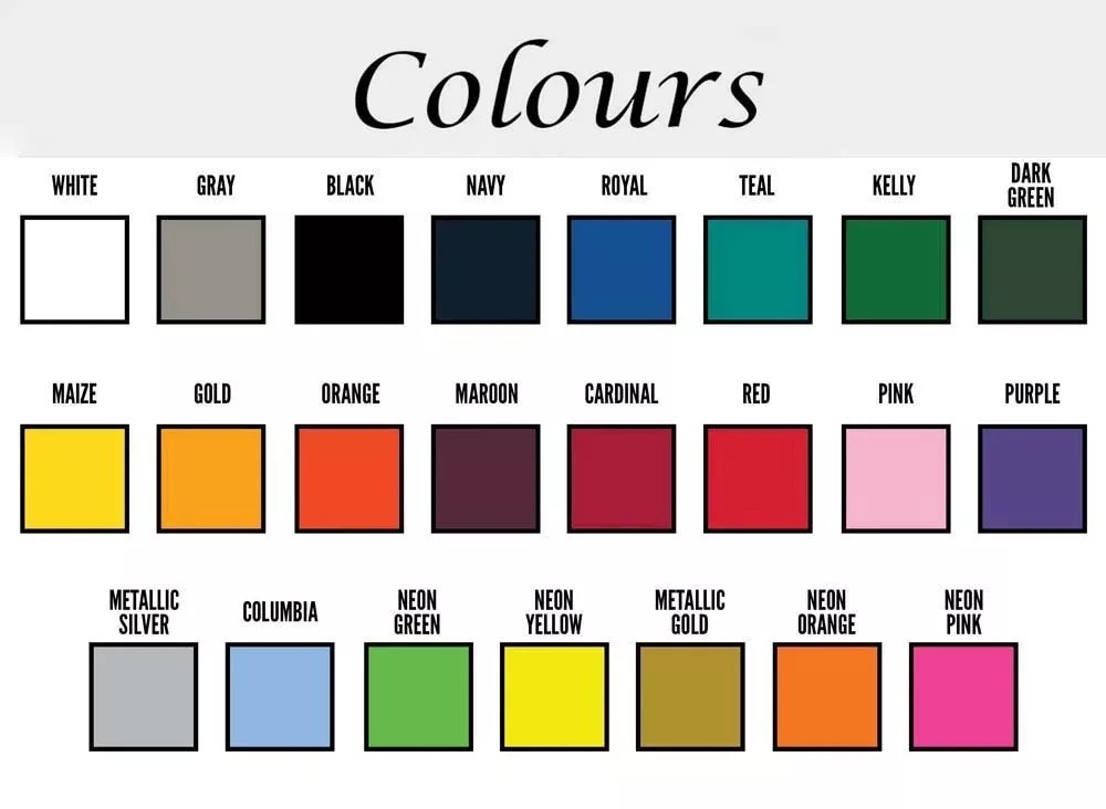 Couleurs personnalisées