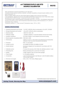 Metravi M-01S dụng cụ điện MV cặp nhiệt điện và <span class=keywords><strong>RTD</strong></span> nguồn <span class=keywords><strong>calibrator</strong></span> - Product Image 6